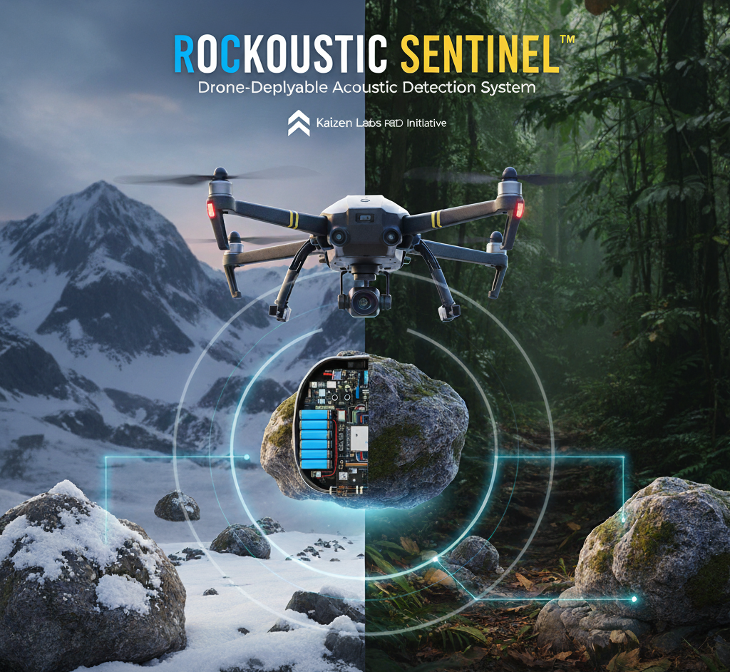 Rockoustic Sentinel™ – Drone-Deployable Acoustic Detection System
